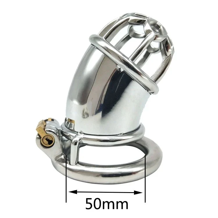 Total High 73mm 304 Stainless Steel Sex Product Male Chastity Device Cage for Men