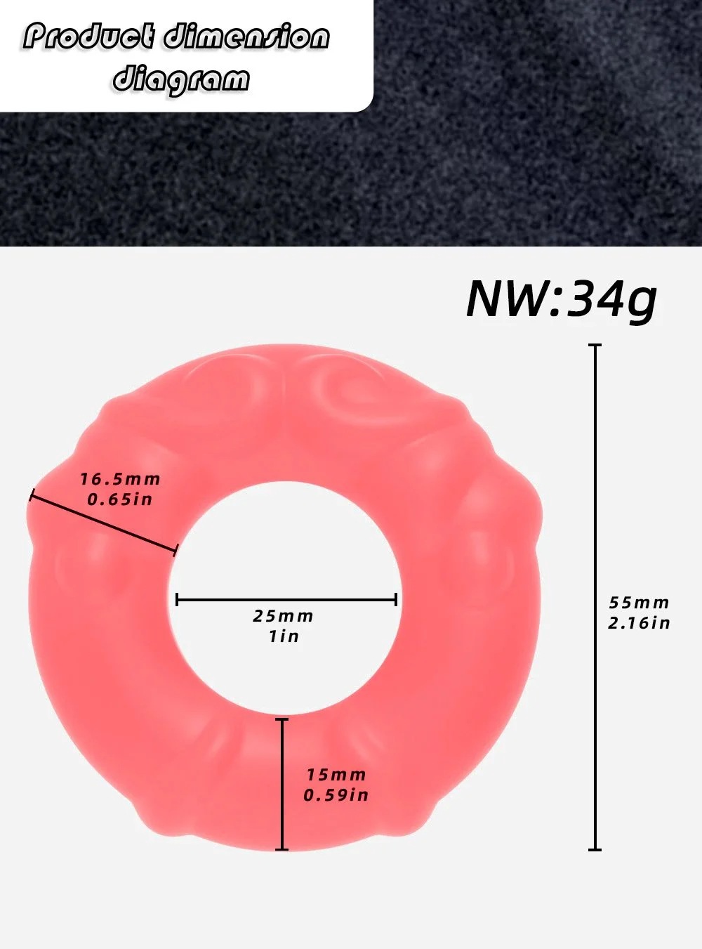 Sex Toys Silicone Penis Ring Cock Ring Device for Erection Enhancing Long Lasting Stronger, Adult Sex Toys for Men Couple