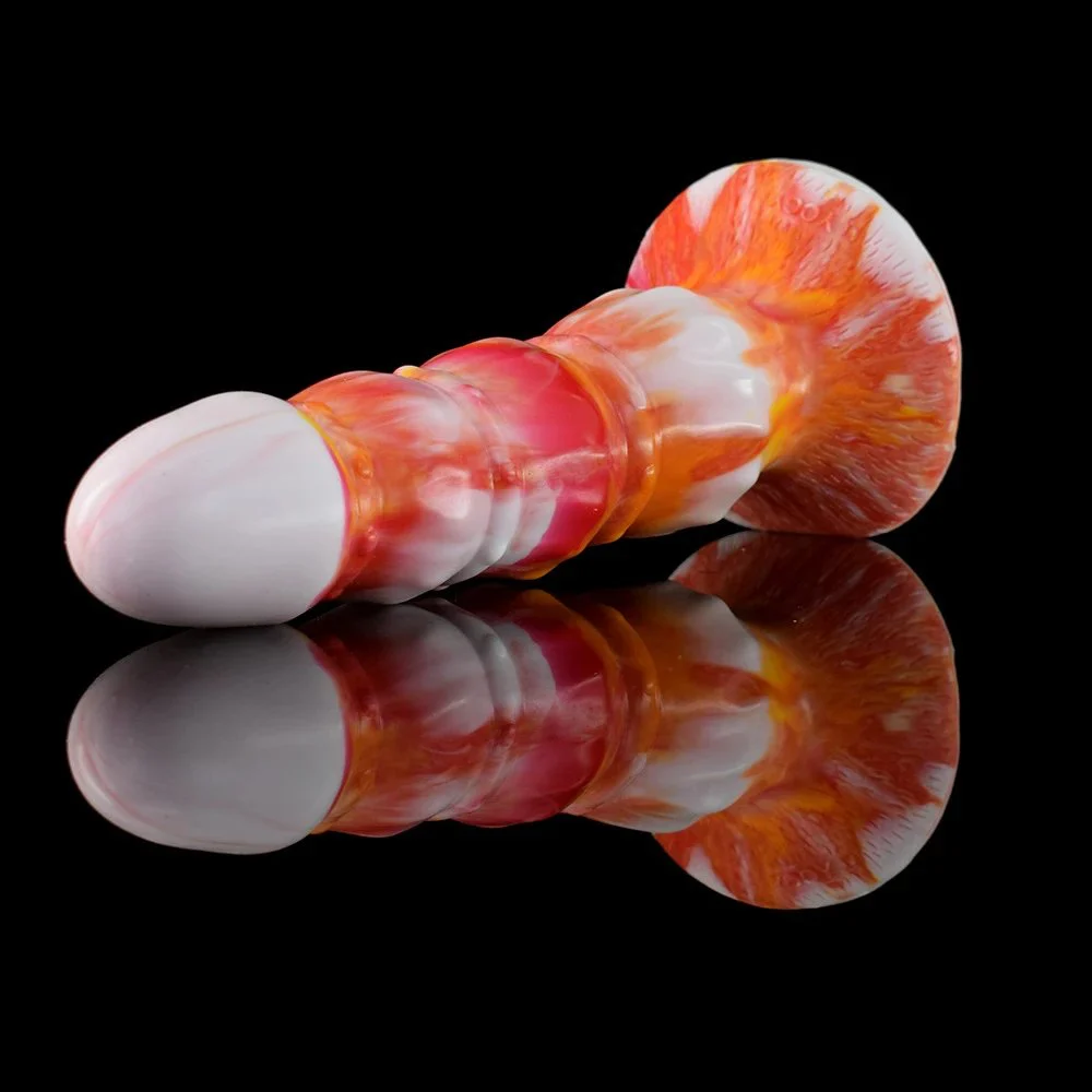 Lifelike Monster Dildo Huge Anal Plug Imitated Bead Penis Clitoris Massage Wand Rubber Penis for Women
