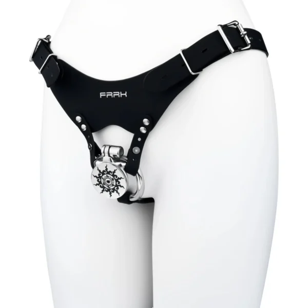 Wearing a Built-in Male Chastity Cagewith a Urinary Catheter Requires a Metal Design for Sex Toys Featuring a Flat Penis Cage