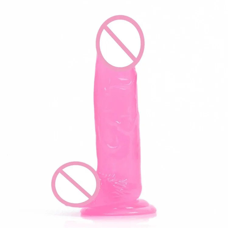 Sexual Products Cheap Price Colorful Realistic Soft Jelly Dildo Crystal Dildo for Women With Strong Suction Cup Sex Toys