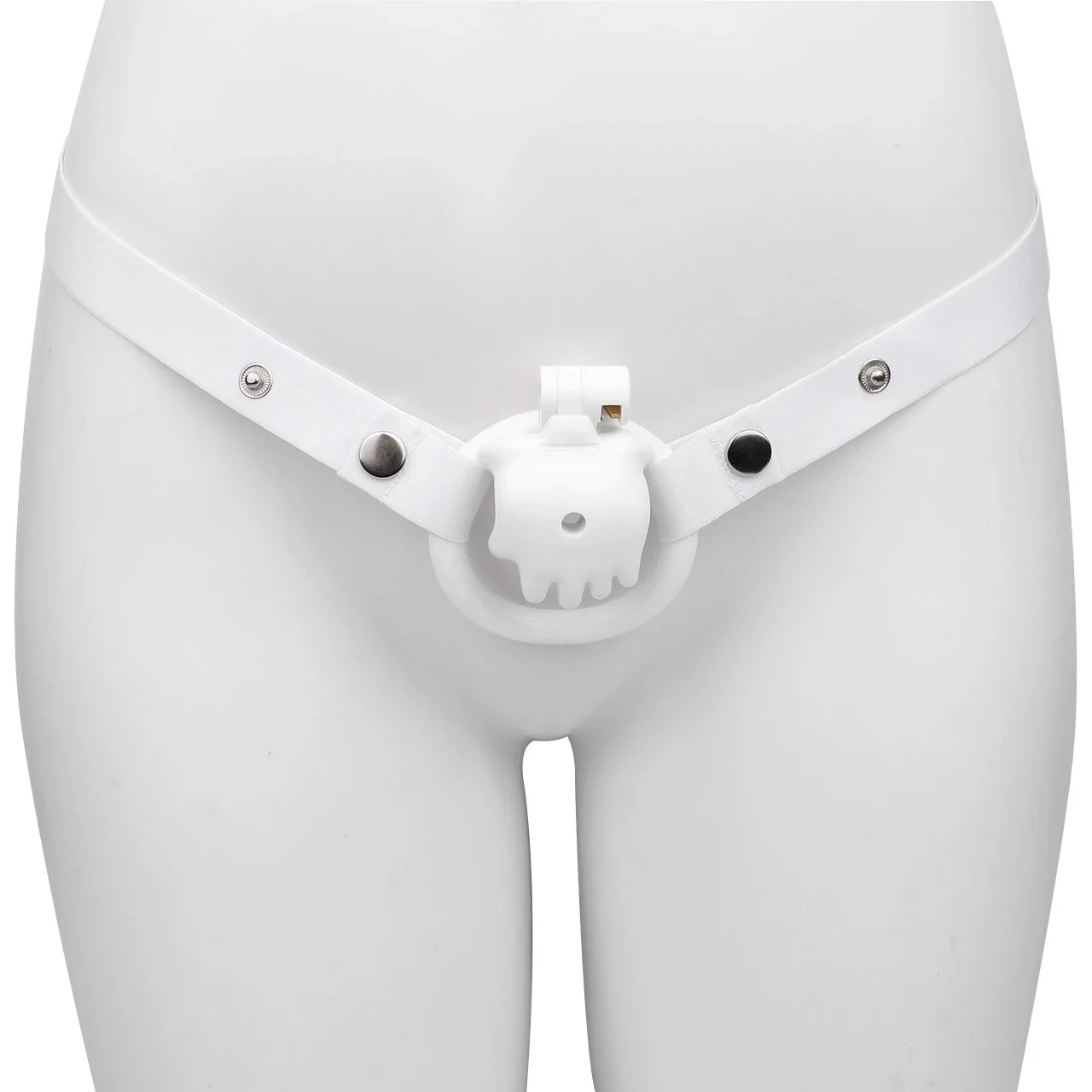 Male Chastity Lock Wearable High Quality Resin Penis Wearable Lock with Catheter Chastity Device Alternative Sex Toys