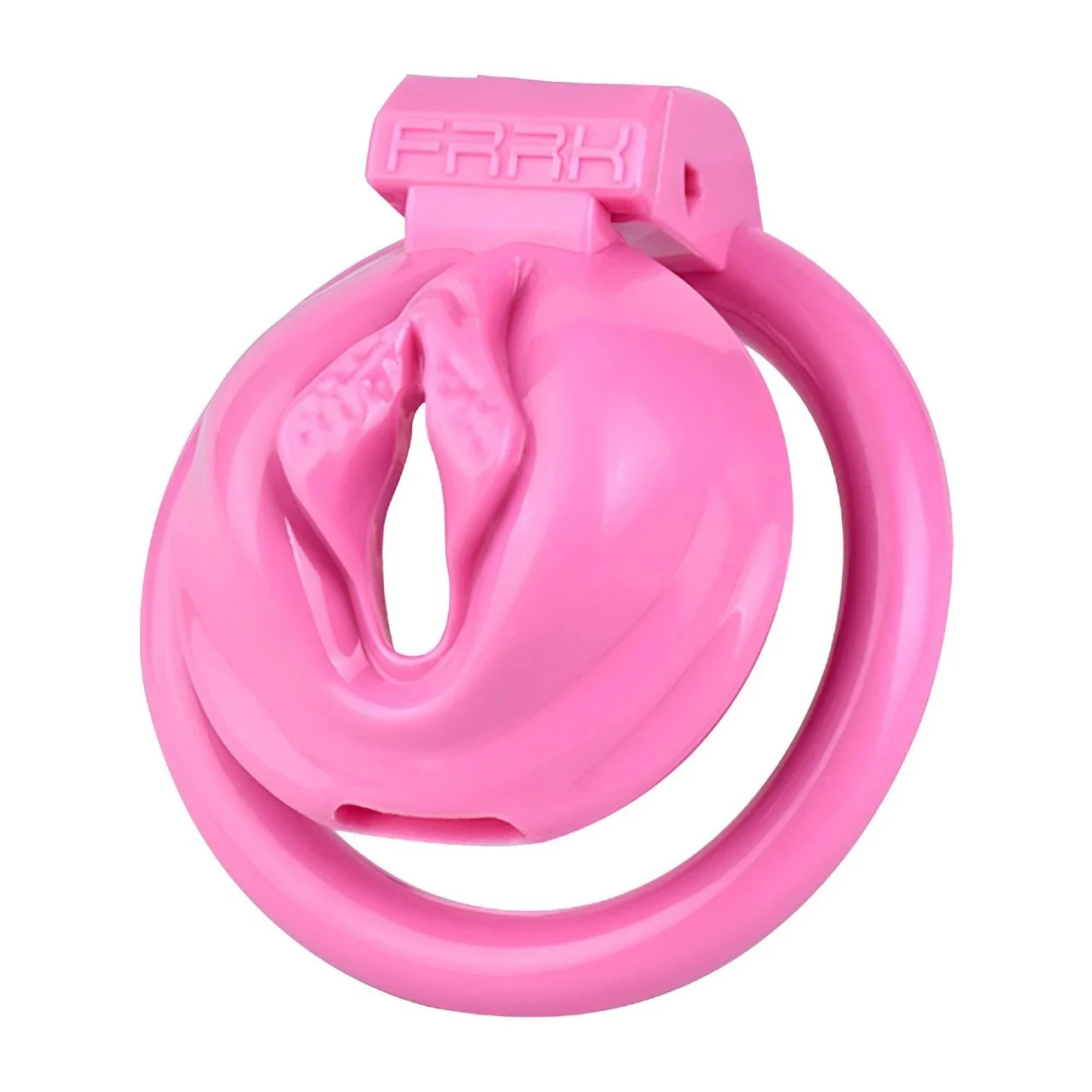 Sissy Chastity Cage pink Pussy Small Chastity Cock Cages Vagina Male Chastity Devices Lock 4 Rings for Sissy Men