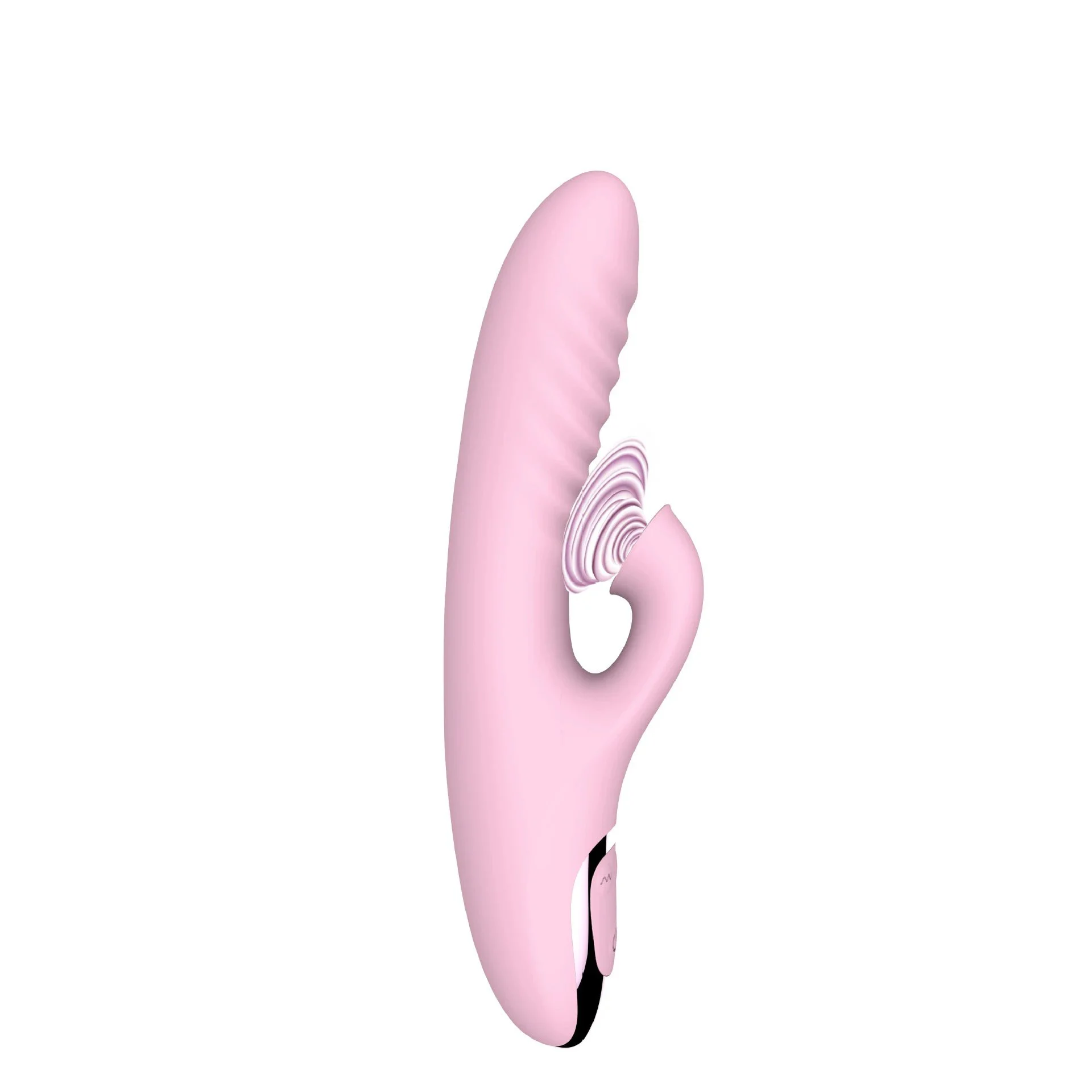 Rechargeable Silicone AV Stick Sex Toy Ocean Wave Vibrator with Sucking G-Spot Feature for Female Erotic Masturbation
