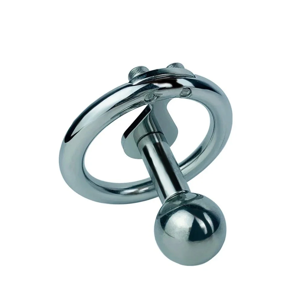 Penis Ring Metal Beads Weight Feeling Stainless Steel Chastity Cage Male BDSM Sex Toys Ring Chastity Device Sexual Toys