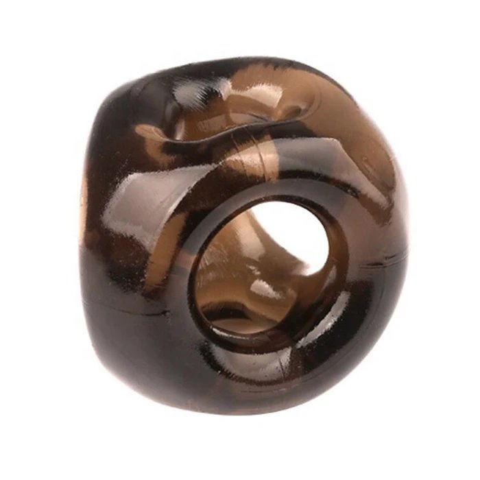 Men's Adult Crystal Sex Toys Soft TPE Triple Cock Ring with Silicone Enhance Sleeve