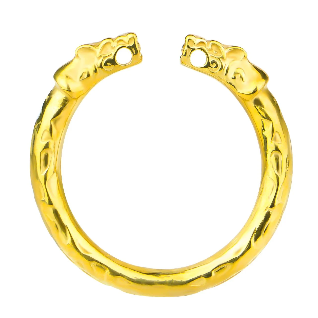 Stainless Steel Gold and Sliver Cock Ring Delay Ejaculation SM Erection Enhancing Stronger Sex Toy for Man