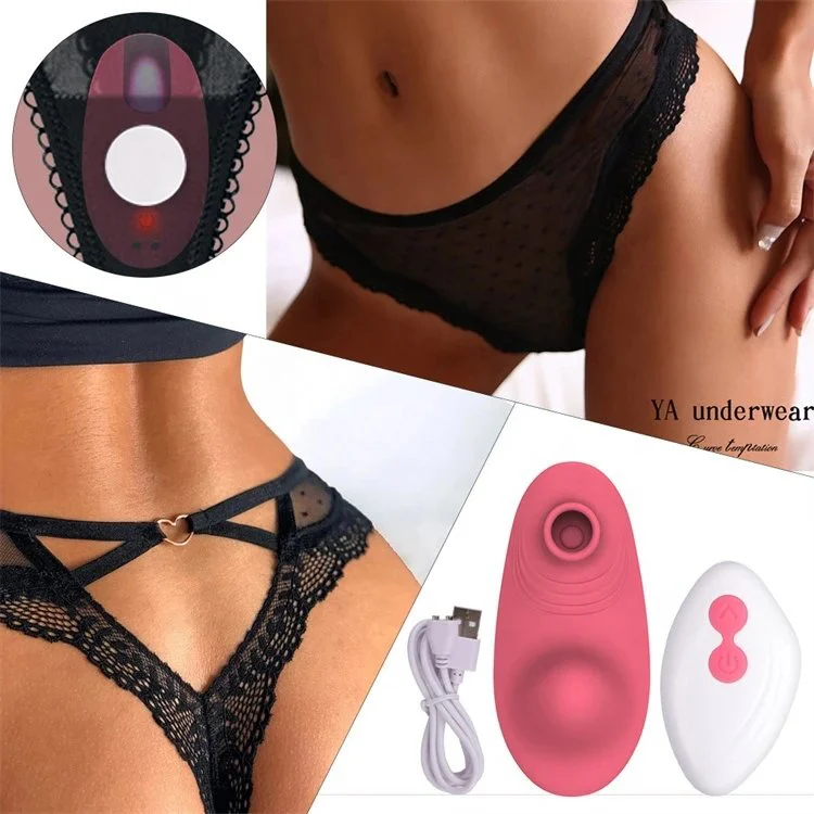 Remote Control Sexy Underwear Panties Vibrator Clitoris Sucker Female Clit Sucking Vibrator for Women