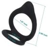 Men's Silicone Double Cock Ring Lasting Training Sex Toys for Delay Ejaculation