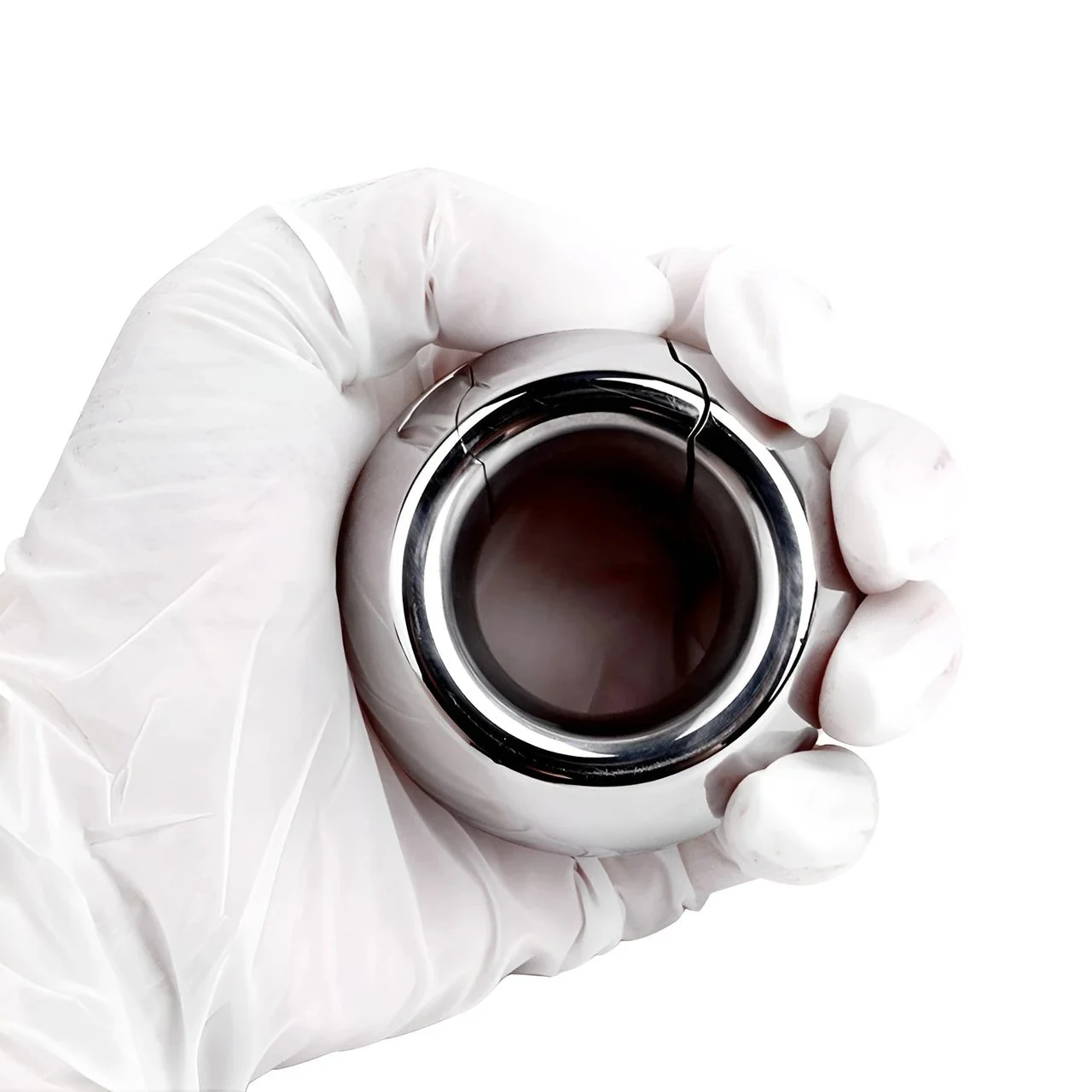Penis Ring Male Sex Toy Weighted Metal Cock Ring for Delay Ejaculation & Erections Training