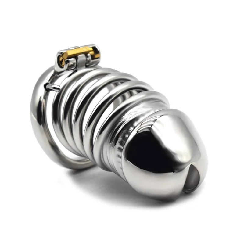 New Design FRRK-55 Male Chastity Device 304 Stainless Steel Cock Cage for Male Gay for Men Lock Cock Rings