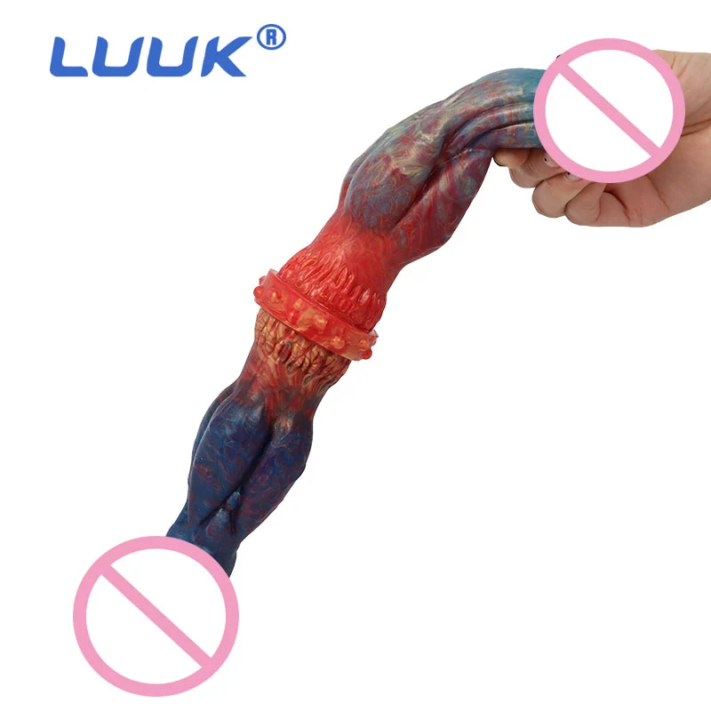 Adult Sex Colorful Men Realistic Dildo Huge Soft Material Big Penis With Suction Cup Sex Toy for Woman Female Masturbation