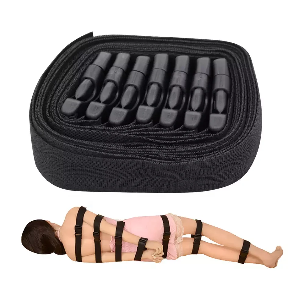 7PCS Game Erotic Sex Toys for Couple Hand Leg Sex Straps Restraints Bondage Gear