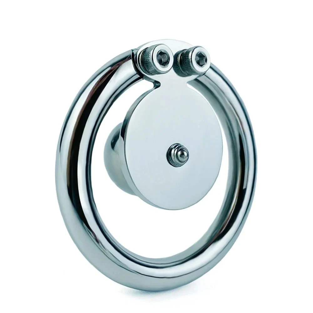 Penis Ring Metal Beads Heavy Stainless Steel Simple Chastity Cage Men's BDSM Sex Toys Ring Chastity Device Sex Toys