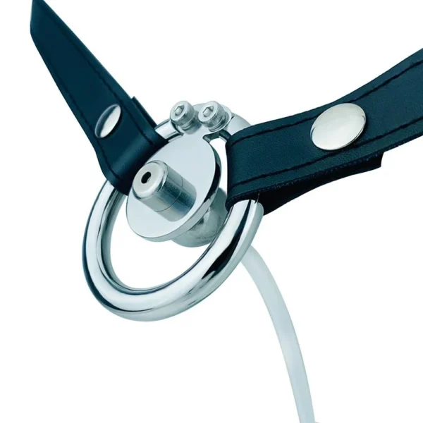 Silver Stainless Steel Wearable Chastity Lock Male Chastity Device Chastity Cages for Men