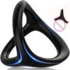 Silicone Male Delay Ejaculation Ring Y Shape Cock Ring Man Sex Toys