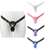 Strap on Cock Cage with Six Colors Cages for Men Lock up Device Chastity Tools