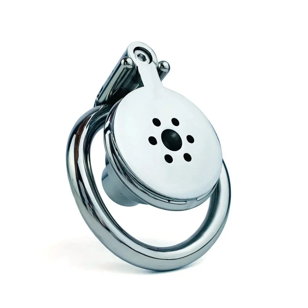 Negative Pole Down Pressure Chastity Lock Metal Stainless Steel Bird Cage Bottle Cap Lock Chastity Lock Adult Sex Toys