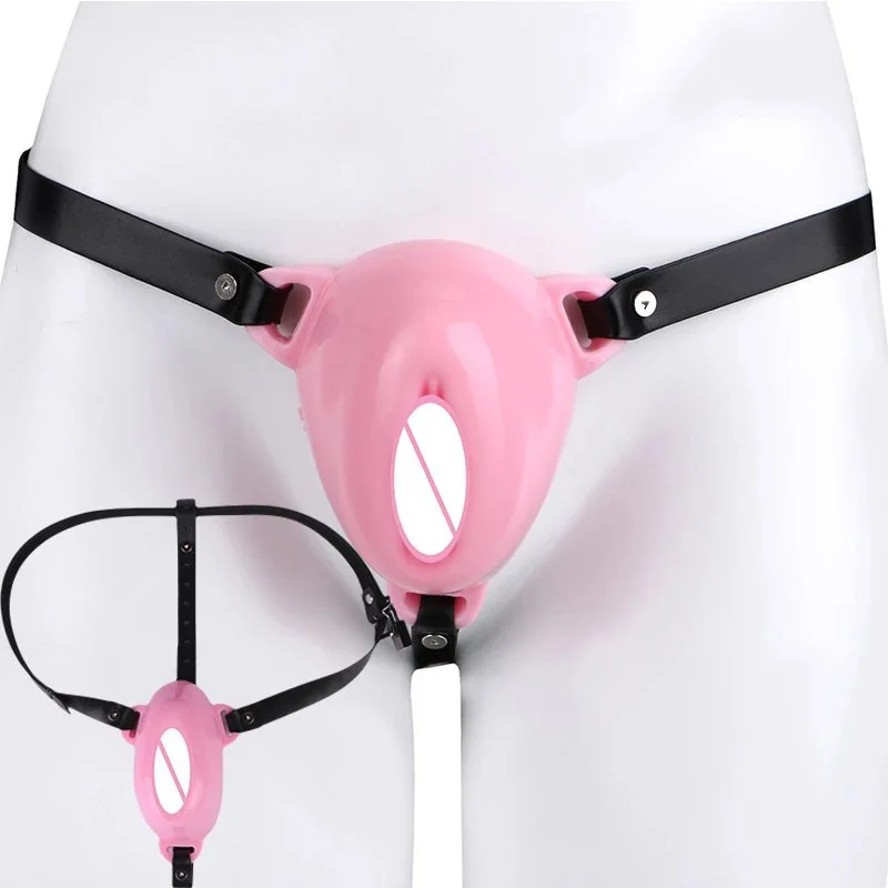 Sissy Strap on Chastity Cage for Men,male Chastity Cage Devices Silicone,chastity Belt Cock Cage Sex Toys for Men
