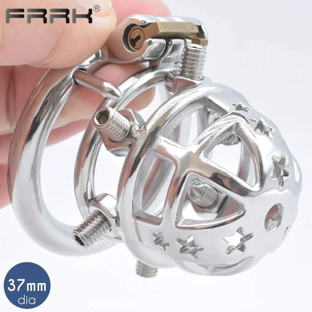 Serrated Cock Cage Erect Denial Ring Male Chastity Device Other Sex Toys