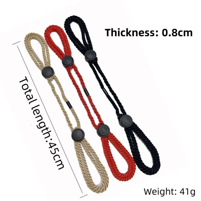 Adjustable Rope Fetish Handcuffs Bondage Toys Sexual Slave Adult Game