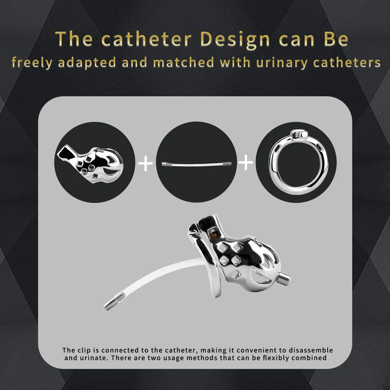 Sissy Male Chastity Panties Cock Cage with Anti-Slip Assisted Band Belt Silicone Urethral Lock Inverted Crossdressing Toy