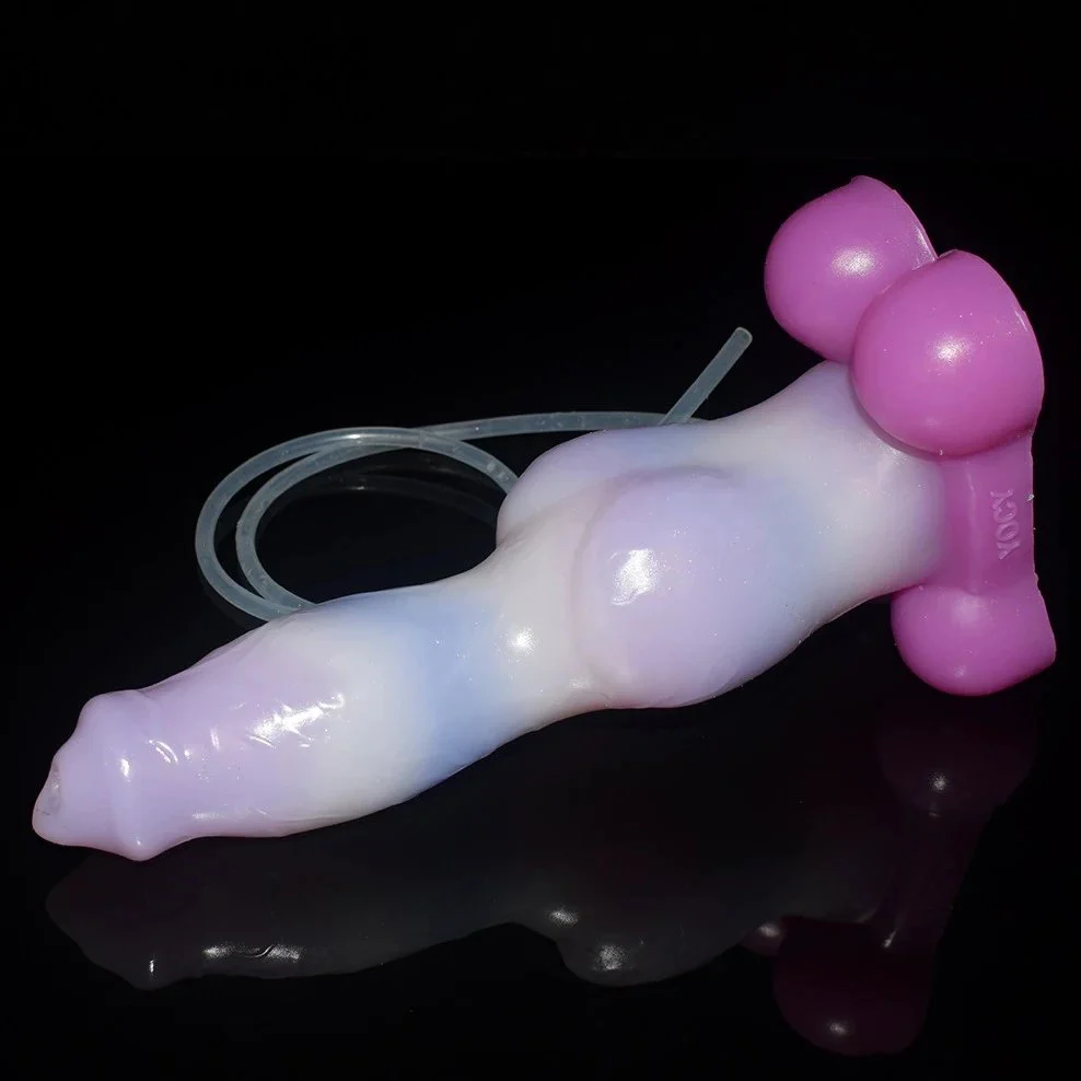9.06 Inch Huge Animal Sheep Artificial Penis Color Gory Liquid Silicone Sex Products for Women Sex