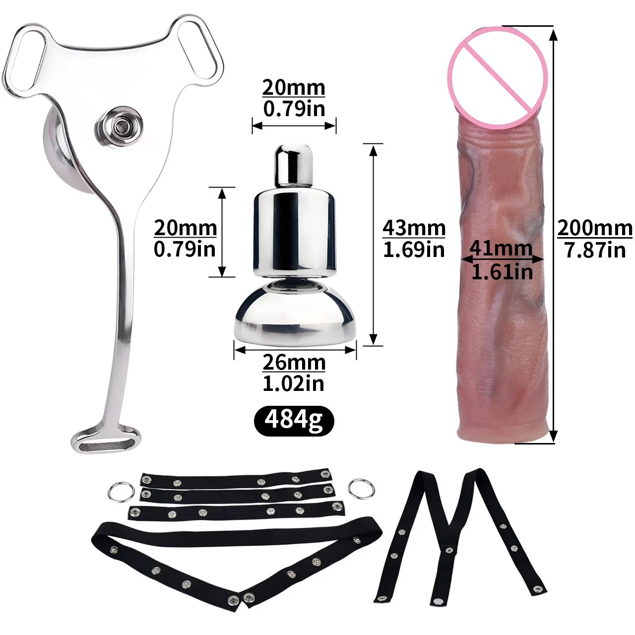 Sex Harness with Realistic Anal Dildo Penis G-Spot Stimulator Sex Toys for Women Lesbian Couple Belt Wearable Dildo