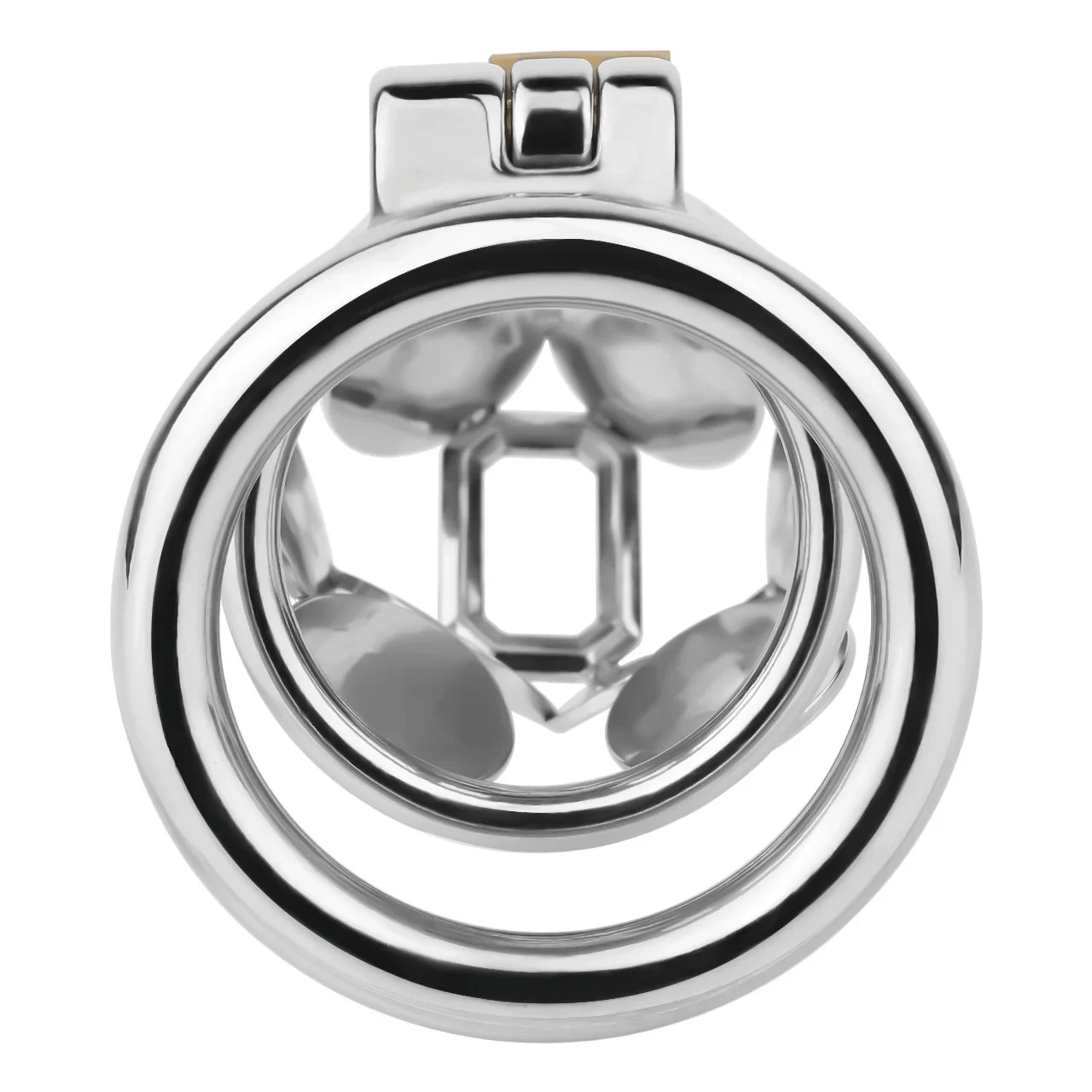 Mysterious Serpent-Themed Stainless Steel Male Penis Chastity Cage a Comfortable and Breathable Male Restraint Sex Toy
