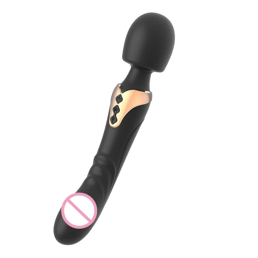 Rechargeable Dual Motor 10 Modes Powerful Big AV Wand Women Masturbation Sex Toys Vibrator
