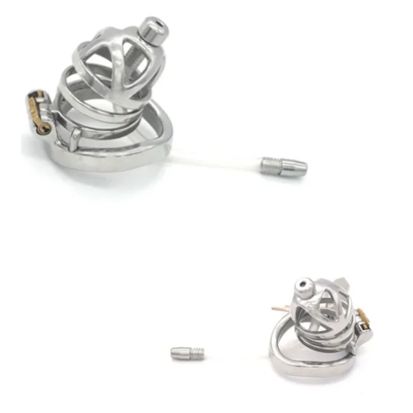 Total High 54mm 304 Stainless Steel Anal Plug Sex Toy Chastity SM Anal Plug Male Chastity Device Cage Chastity