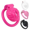 Micro Chastity Cage with Pussy Shape Men's Chastity Belts Clitoris Sex Toy Lightweight Cock Cage Resin Chastity Device