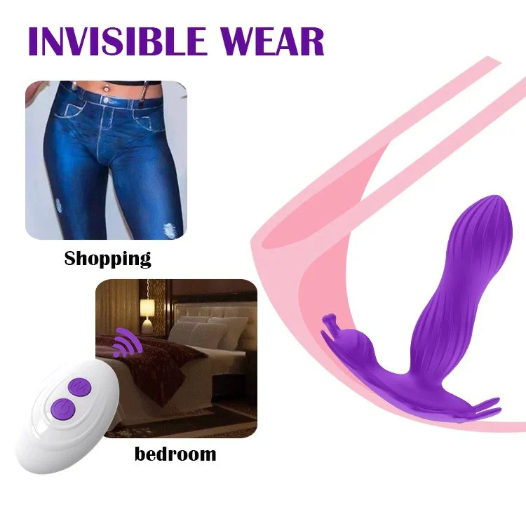 Adult Sex Toy Remote Control Butterfly Vibrator G-Spot Stimulation Vibrating Panties Hidden Design USB Rechargeable 10