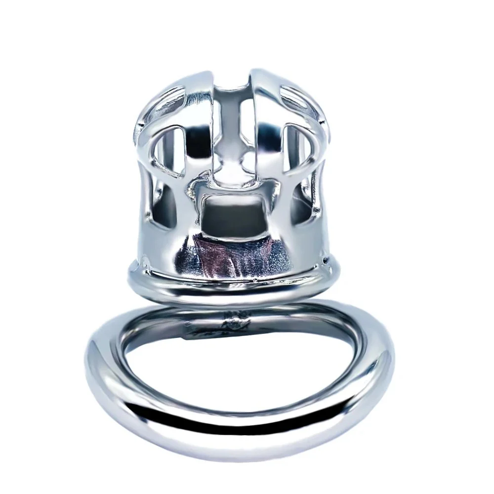 Total High 50mm 304 Stainless Steel Male Chastity Belt Bondage for Men