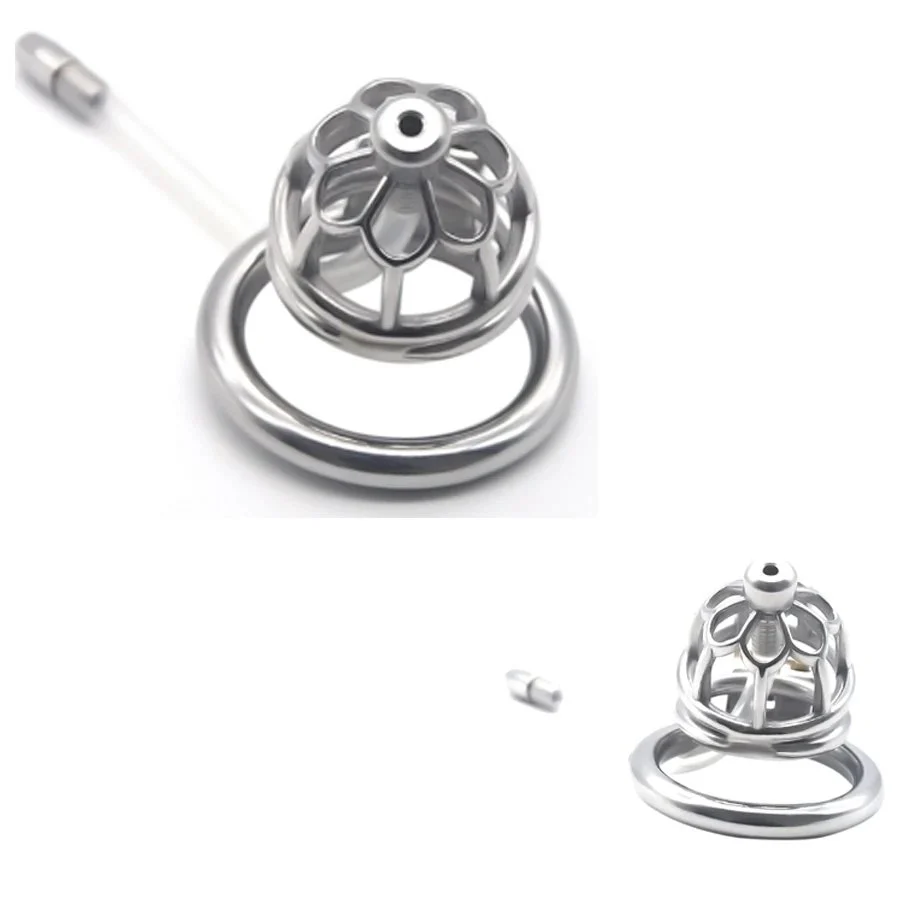 Total High 52mm 304 Stainless Steel Chastity Belt Cock Cage Sex Toys SM Male Chastity Device Cage Chastity
