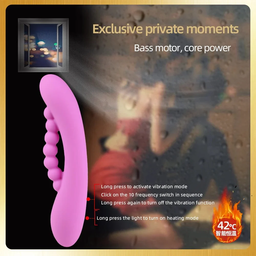 Silicone G-Spot Vibrator Sex Toy Vibrators for Women, Heating Licking Vibrator,anal Plug Vibrator for Men, Female Vibrators