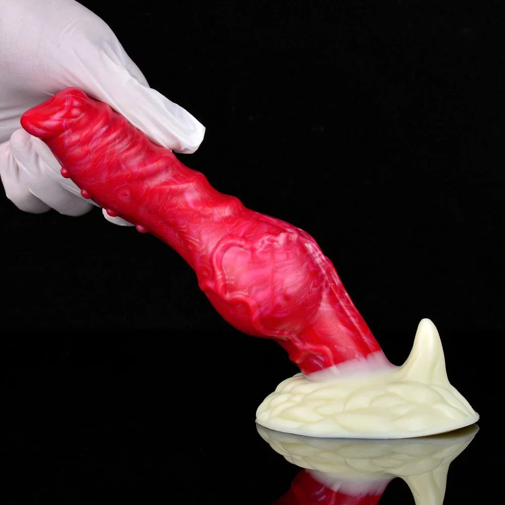 Alien Knot Dildo Animal Dildo Enormes with Lotus Suction Cup Female and Male Adult Sex Toy for Vaginal G-spot & Anal Play