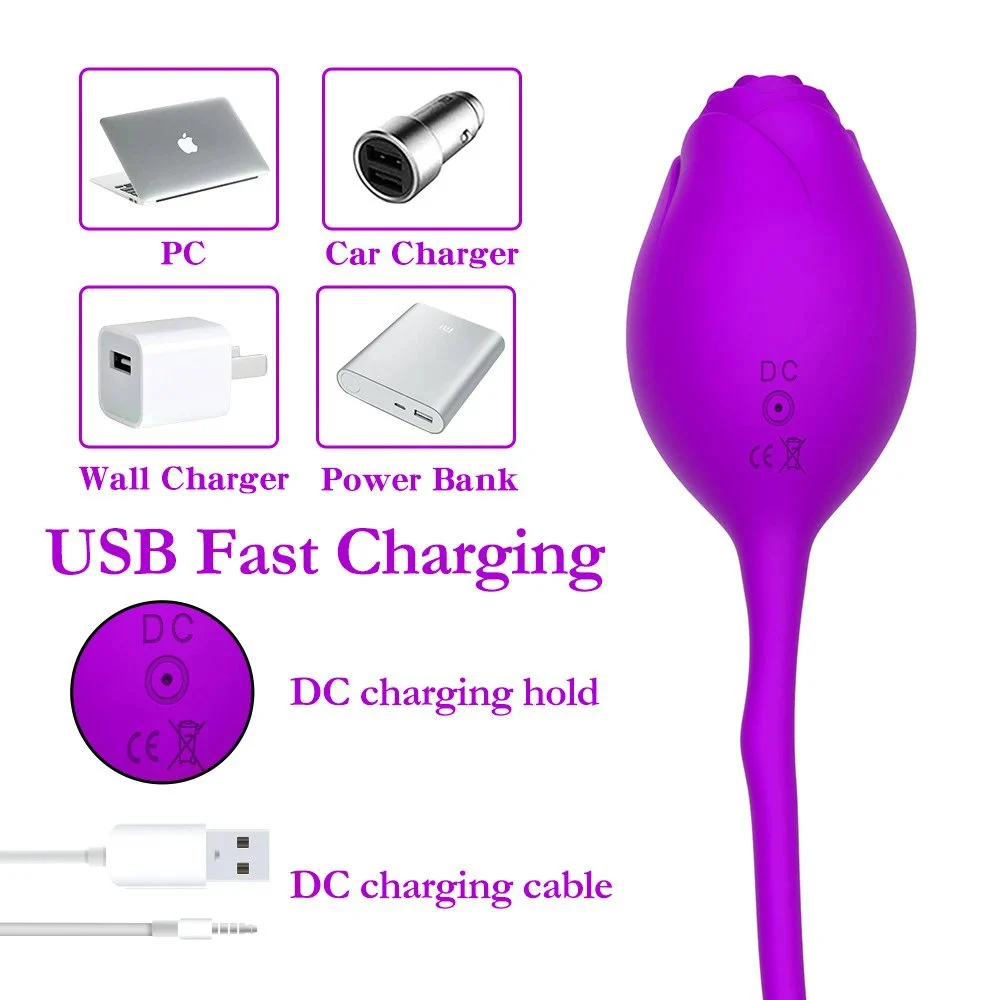 Silicone Vibrating Love Egg for Woman Vagina Pussy Remote Control Sex Toys Female Fun for Couple Rose Vibrator