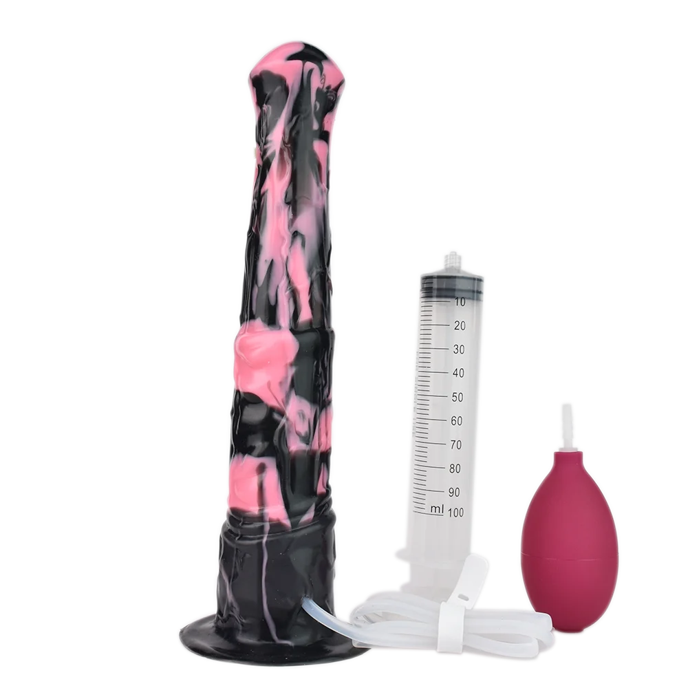 Anal Plug Squirting Horse Dildo Ejaculating Dildo for Women with Forty Two cm Long