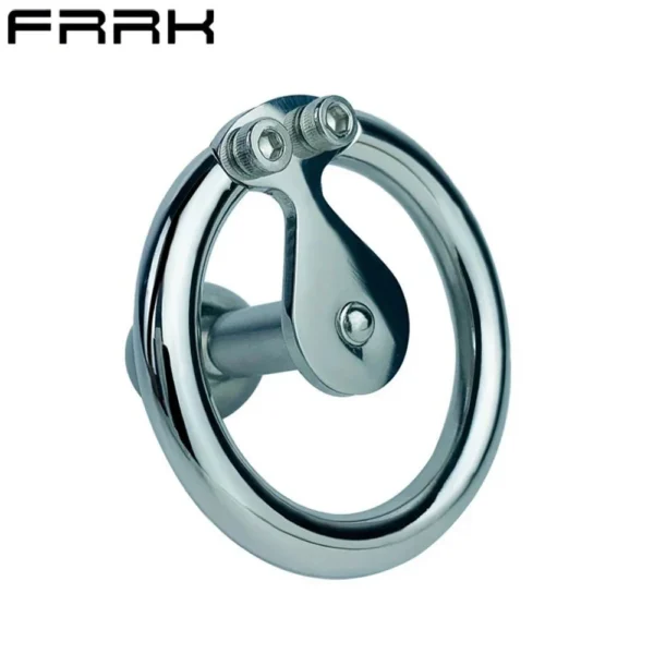 Penis Ring Metal Beads Weight Feeling Stainless Steel Chastity Cage Male BDSM Sex Toys Ring Chastity Device Sexual Toys