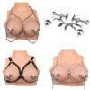 Adjustable Metal Nipple Clamps Adjustable Nipple Clips for Women Non Piercing Nipple Rings Toy
