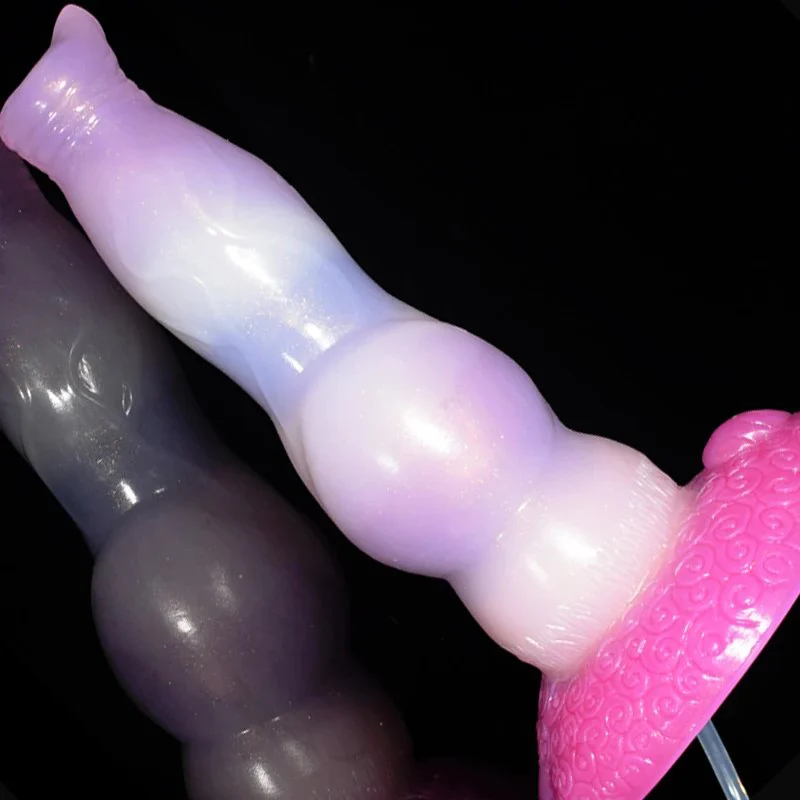 8 lnch Big Dog Dildo Gory Raw Meat Color Anal Plug Sex Toy G-spot Stimulation Masturbation Dog Dick for Women