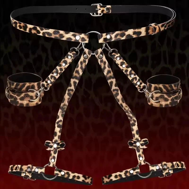 Sex Toys Couple Erotic Alternative Sex Supplies Bundle Props Bondage Set Handcuffs Training BDSM Bondage Harness Lingerie