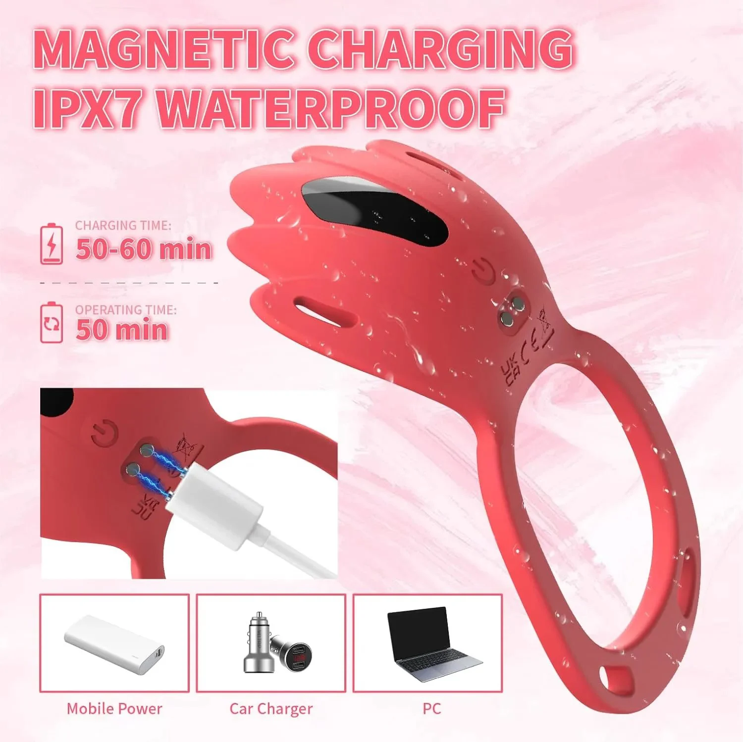 APP Controlled Strap-On Panty Vibrators for Women Multi-Mode Adjustable Buckle Adult Sex Toys with Vibrating Rings