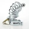 Stainless Steel Sex Toy Lock Penis Cage Chastity for Male Chastity