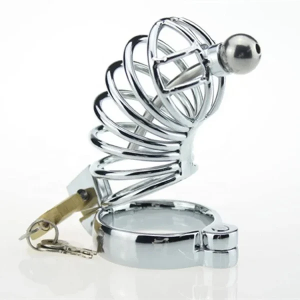 Stainless Steel Sex Toy Lock Penis Cage Chastity for Male Chastity