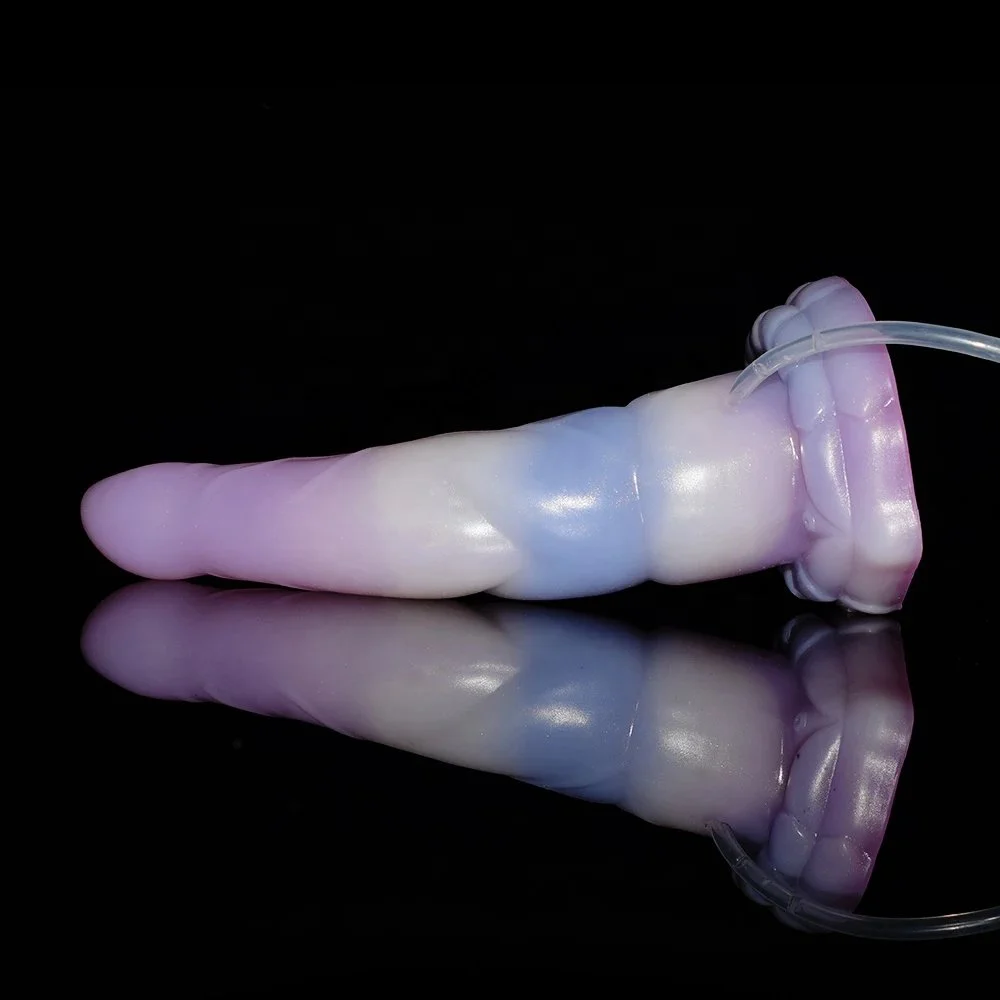 8.46 inches Female Masturbator Sex Toy Water Spray Realistic Dildo Soft Silicone Squirting Dildo for Women