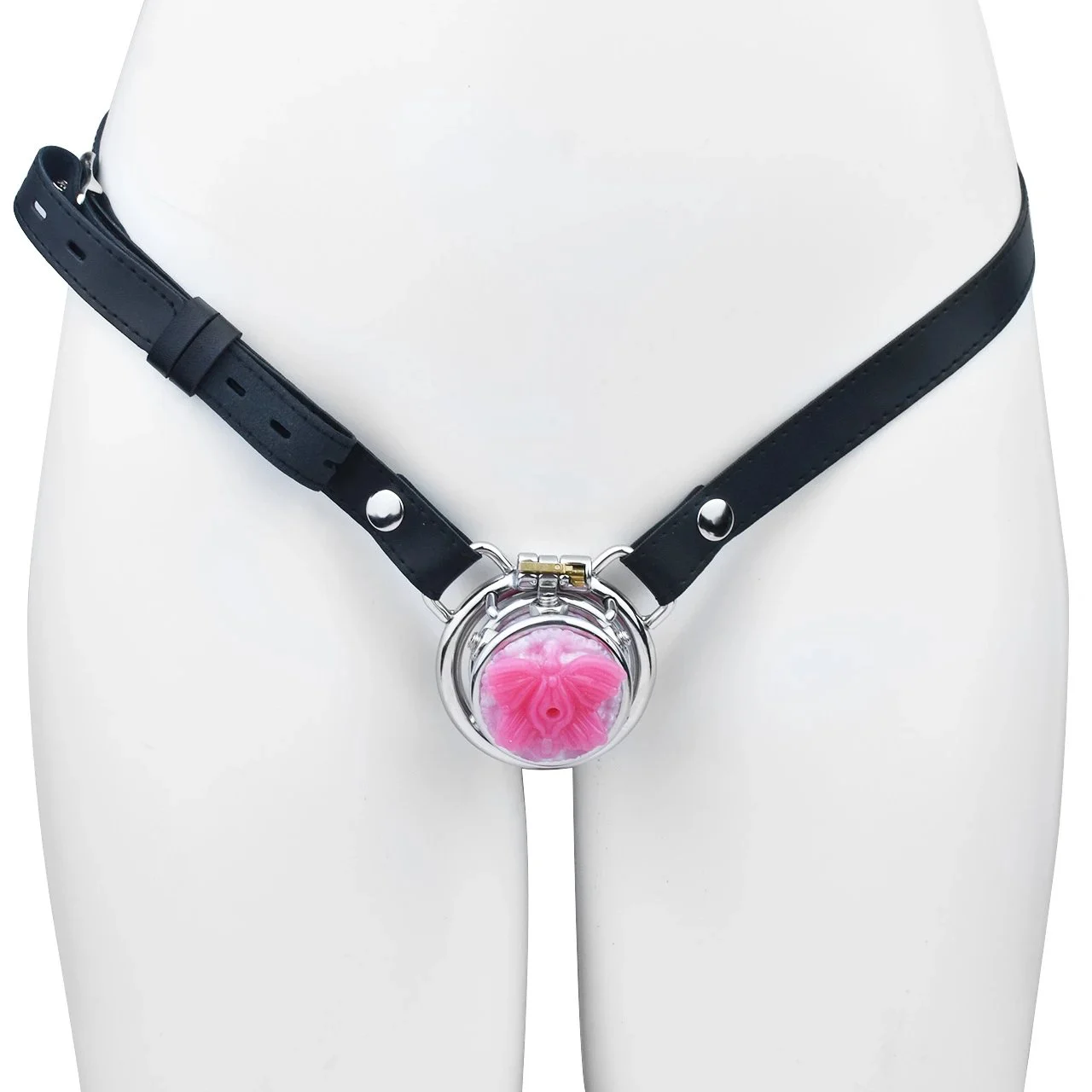 Strap on Two Color butterfly Cock Cage for Male Guy Sissy Sex Tools Chastity Device Erotic Cosplay