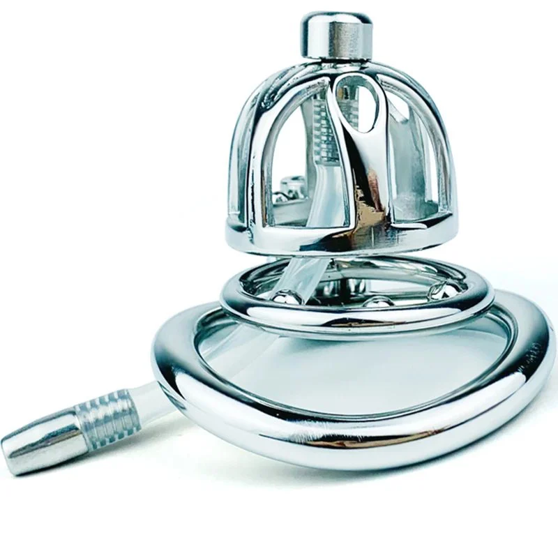 Super Small Male Chastity Device Adult Cock Cage Extreme Confinement Chastity Cage for Male Sex Toys Stainless Steel