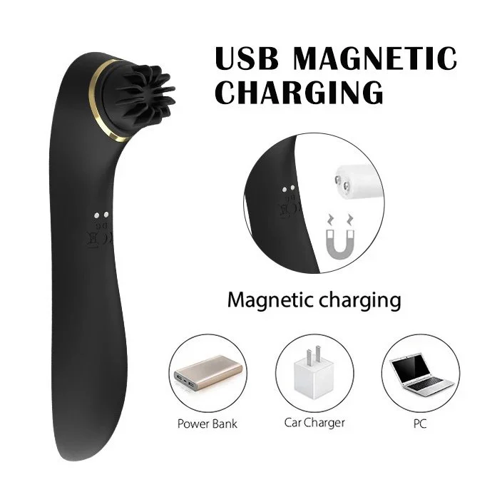 Sex Toys 2 in 1 Vibrator 360 Rotating Head Clitoral Licking Female Masturbation Vibrator